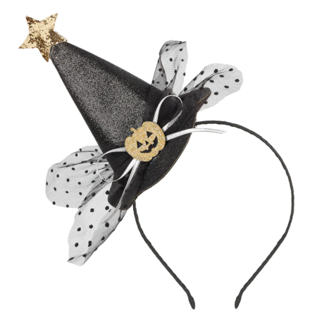 Diadema Samara sombrero negro